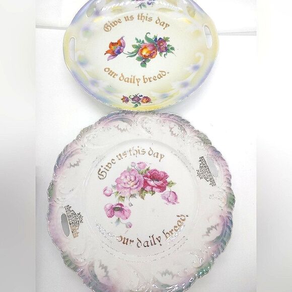 Vintage Bavarian decorative plates - Picture 1 of 8